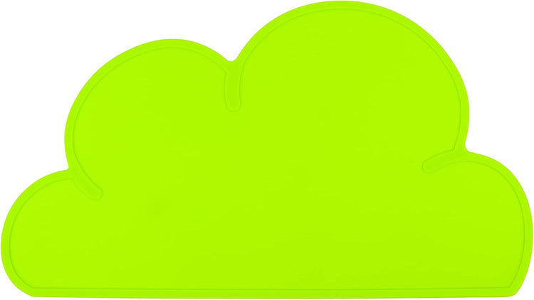 Premium Anti-Slip Silicone Pet Feeding Mat for Dogs and Cats - Waterproof Bowl Placemat in Grass Green